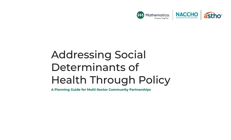 Planning Guide for Addressing Social Determinants of Health preview page 1
