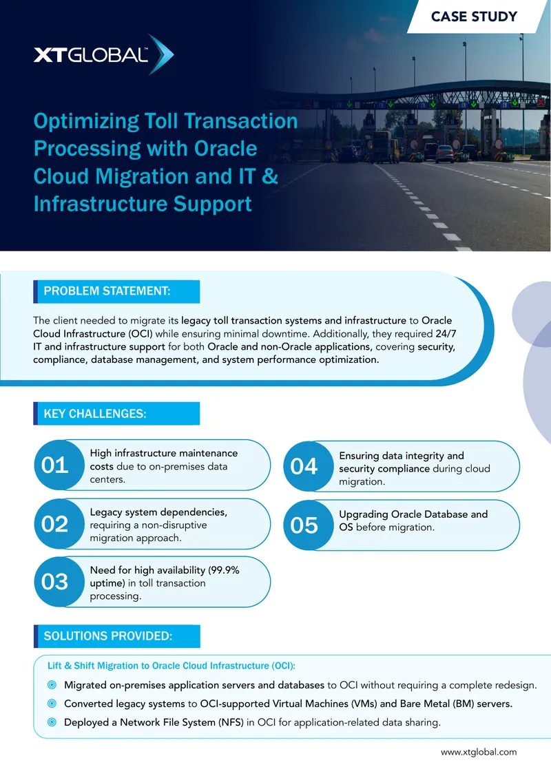 Optimizing Toll Transaction Processing with Oracle Cloud preview page 1