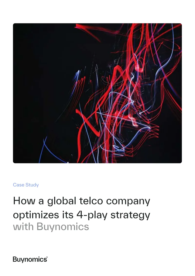 Telco Company 4-Play Strategy Optimization Case Study preview page 1