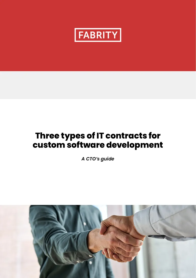 Three Types of IT Contracts for Custom Software Development preview page 1