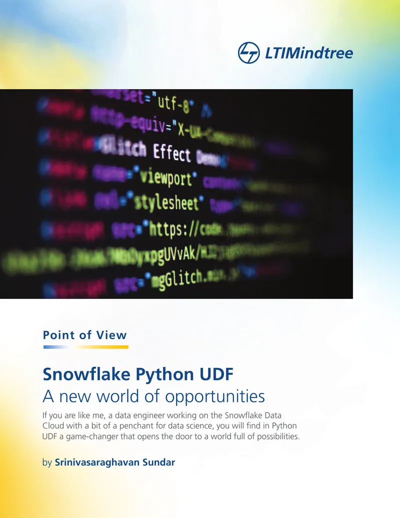Snowflake Python UDF Implementation Guide preview page 1