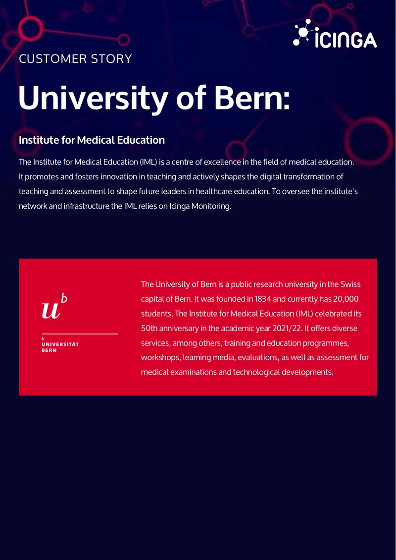 Icinga Monitoring Implementation at University of Bern preview page 1