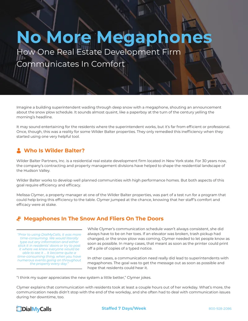 Wilder Balter's Communication Improvement Strategy preview page 1