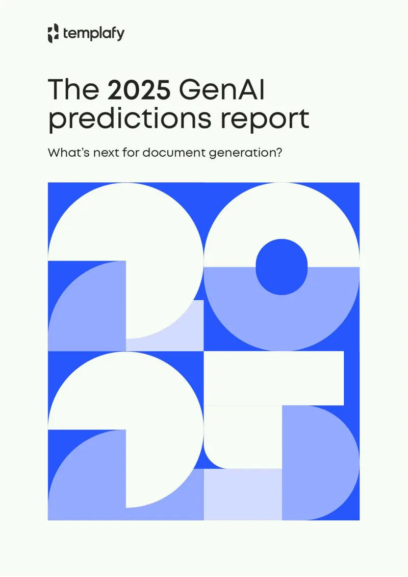 2025 GenAI Predictions for Document Generation preview page 1