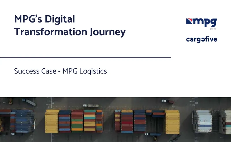 MPG Logistics Digital Transformation Case Study preview page 1