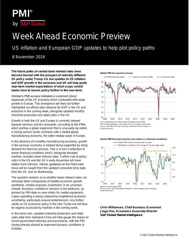 Week Ahead Economic Preview for November 2024 preview page 1