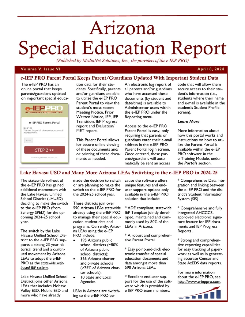 e-IEP PRO Parent Portal Features and Updates preview page 1
