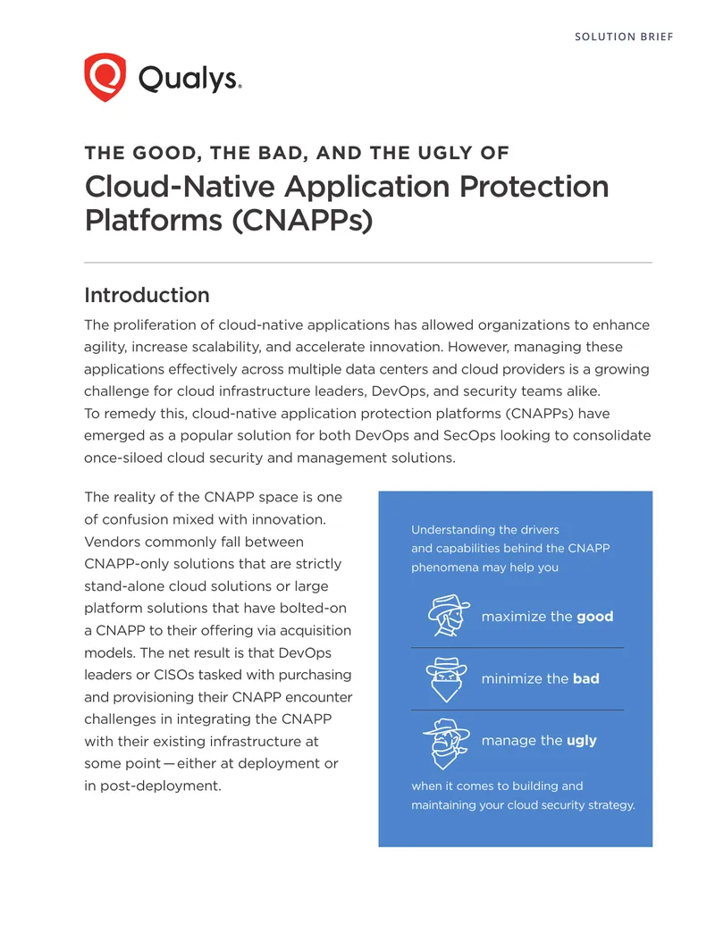 Understanding Cloud-Native Application Protection Platforms preview page 1