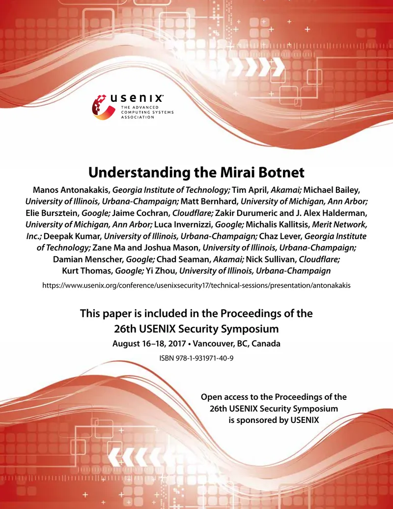 Analysis of the Mirai Botnet and Its Impact preview page 1