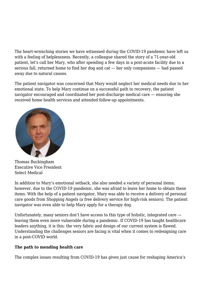 Reshaping American Health Care Post-COVID-19 preview page 1
