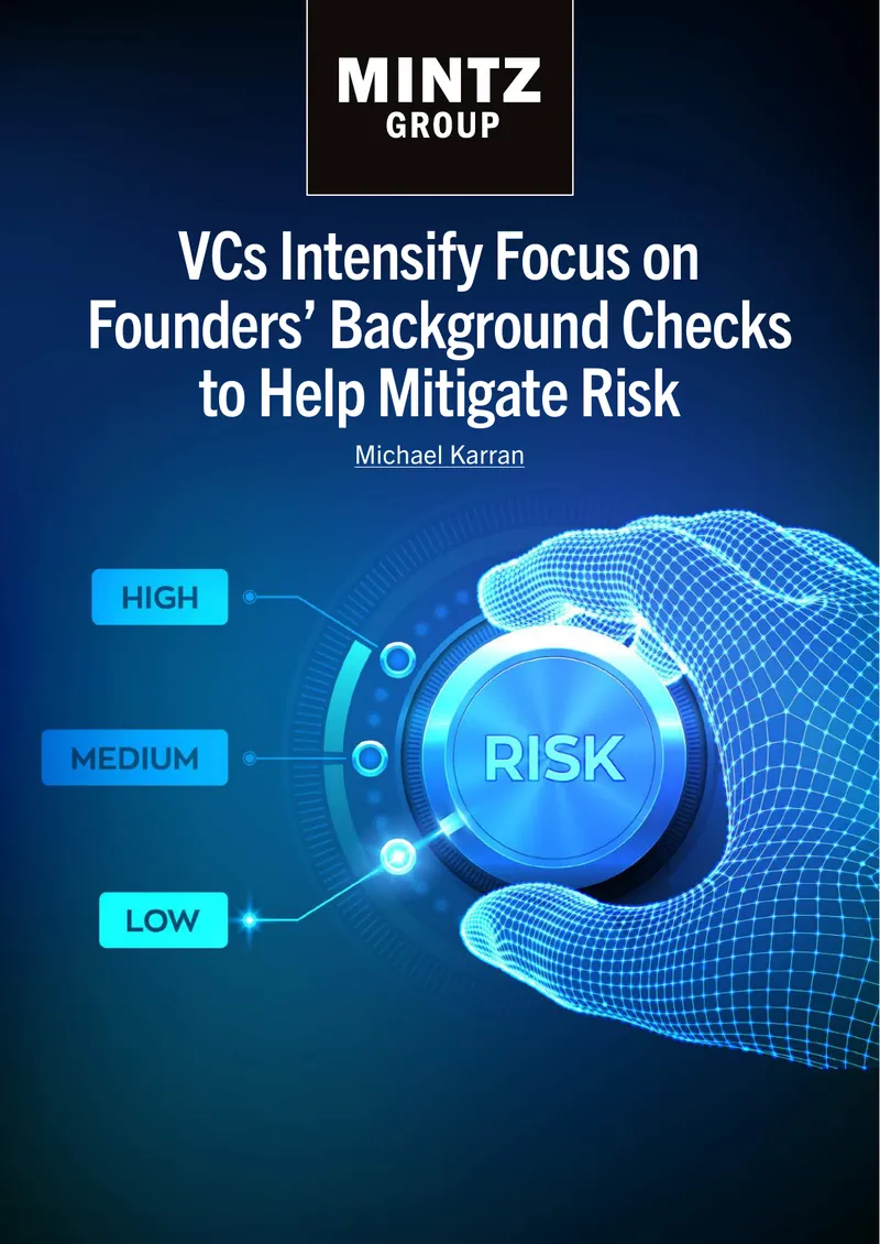 Venture Capital Background Check Practices preview page 1
