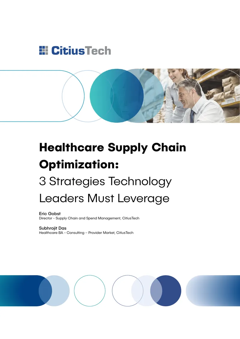 Healthcare Supply Chain Optimization Strategies preview page 1