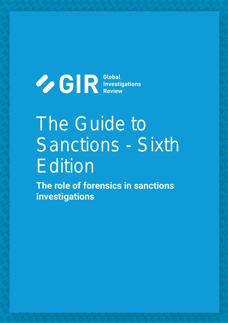 Guide to Forensics in Sanctions Investigations preview page 1