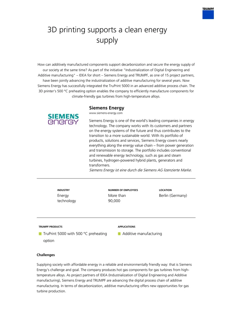 Additive Manufacturing for Energy Decarbonization preview page 1