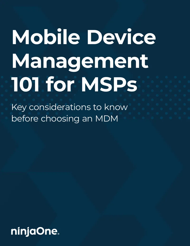 Mobile Device Management Considerations for MSPs preview page 1