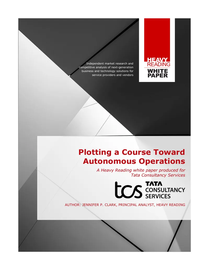 Market Research on Autonomous Operations for Service Providers preview page 1