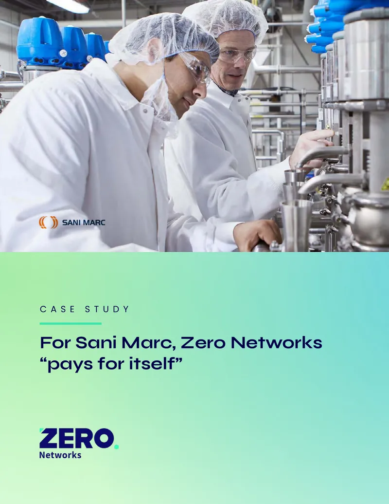 Sani Marc Case Study on Zero Networks Segment preview page 1