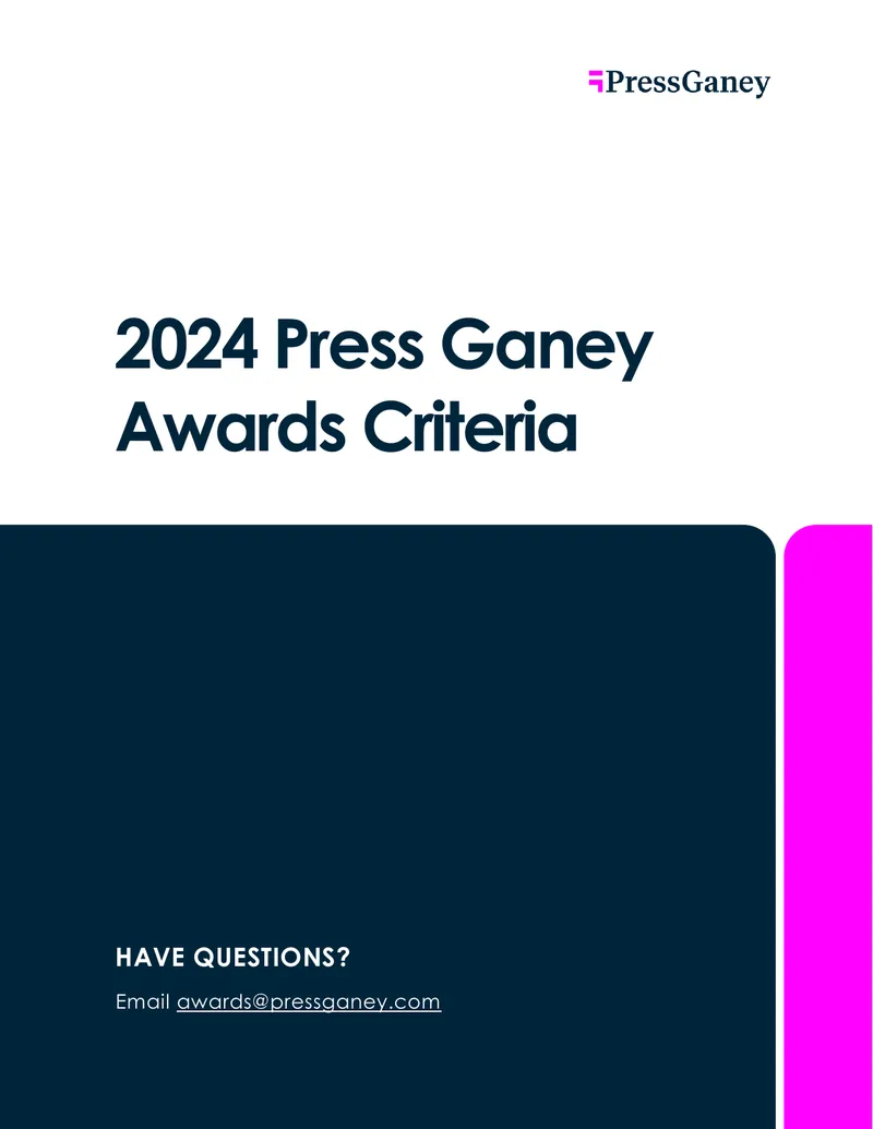 2024 Press Ganey Awards Criteria Overview preview page 1