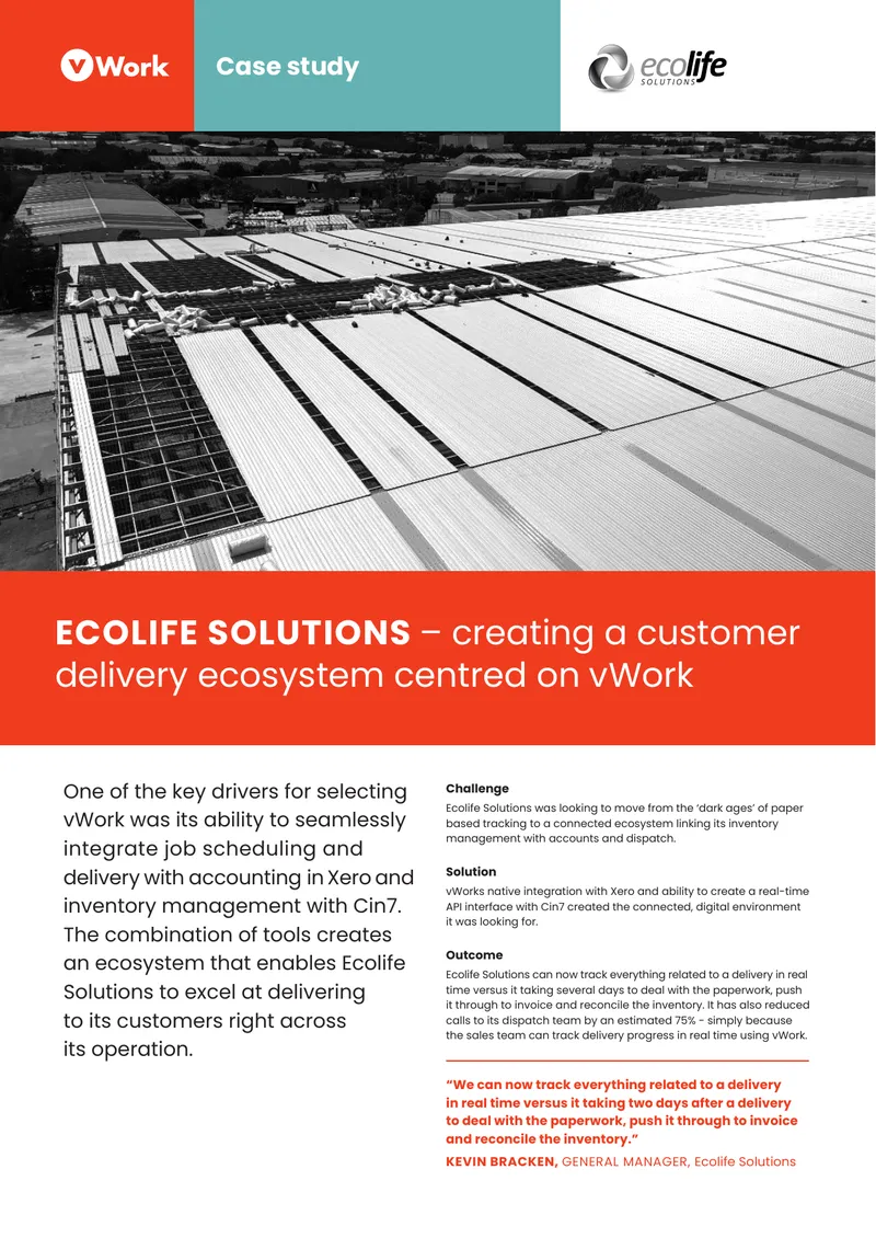 Ecolife Solutions Delivery Ecosystem Case Study preview page 1