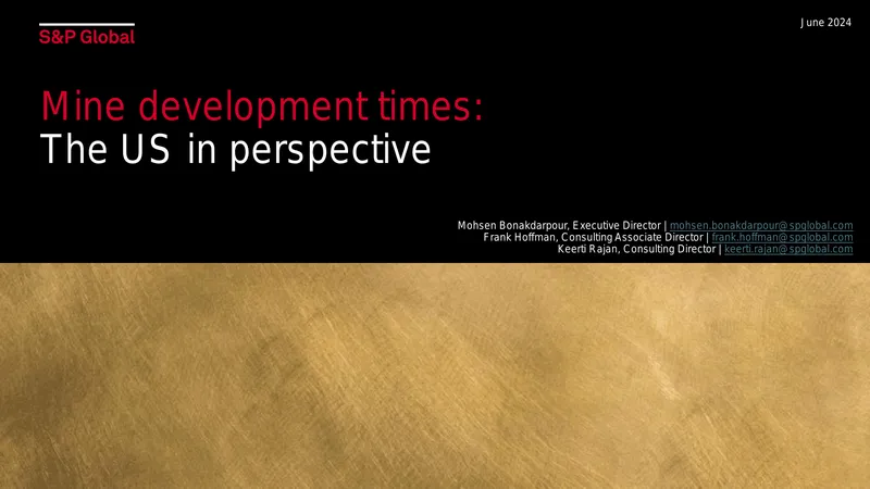 Mine Development Times in the US Compared to Peers preview page 1
