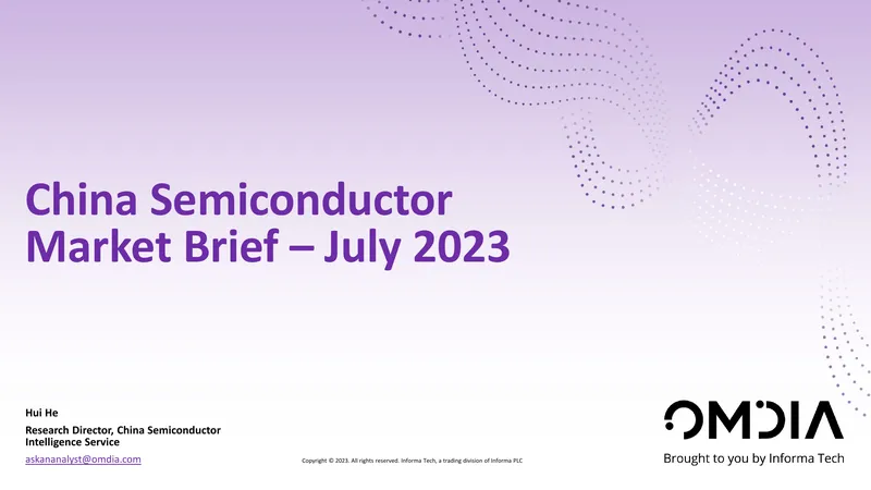 China Semiconductor Market Brief July 2023 preview page 1