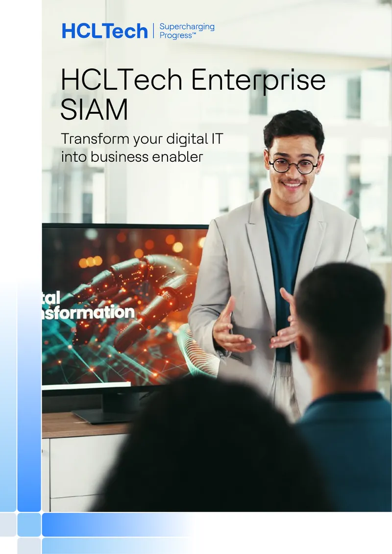 HCLTech Enterprise Service Integration and Management preview page 1