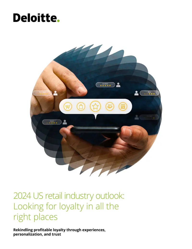 2024 US Retail Industry Outlook on Loyalty Strategies preview page 1