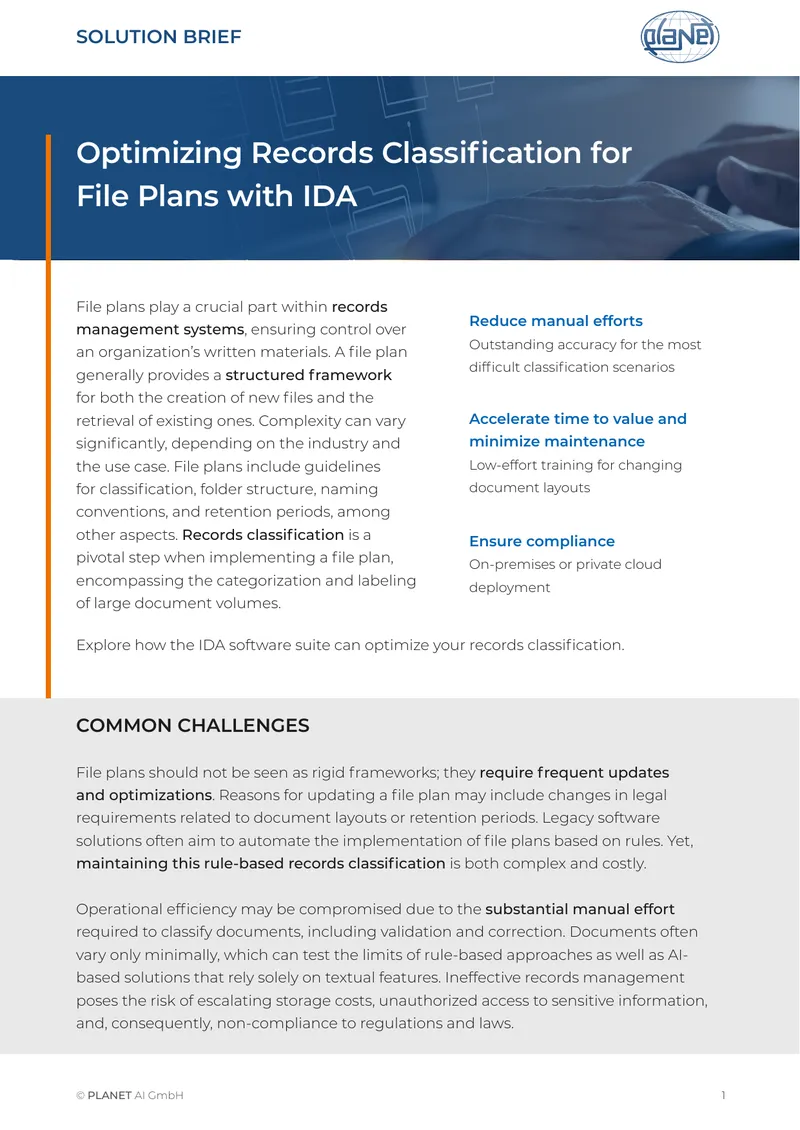 Optimizing Records Classification for File Plans preview page 1