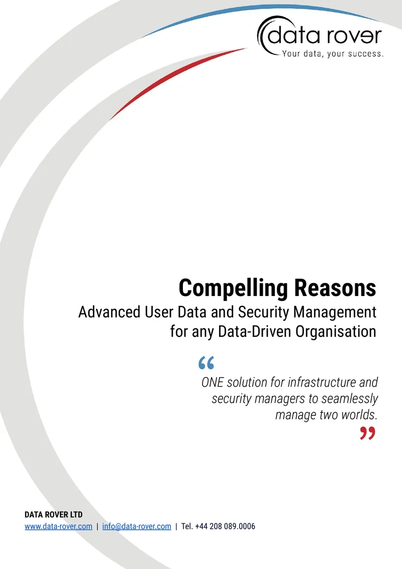 Advanced User Data and Security Management Framework preview page 1