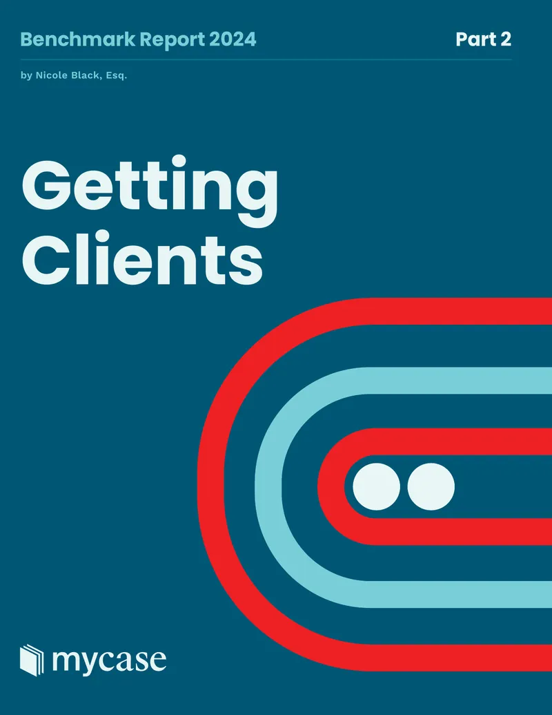 2024 Benchmark Report on Law Firm Lead Management preview page 1