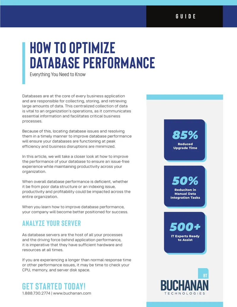 How to Optimize Database Performance preview page 1