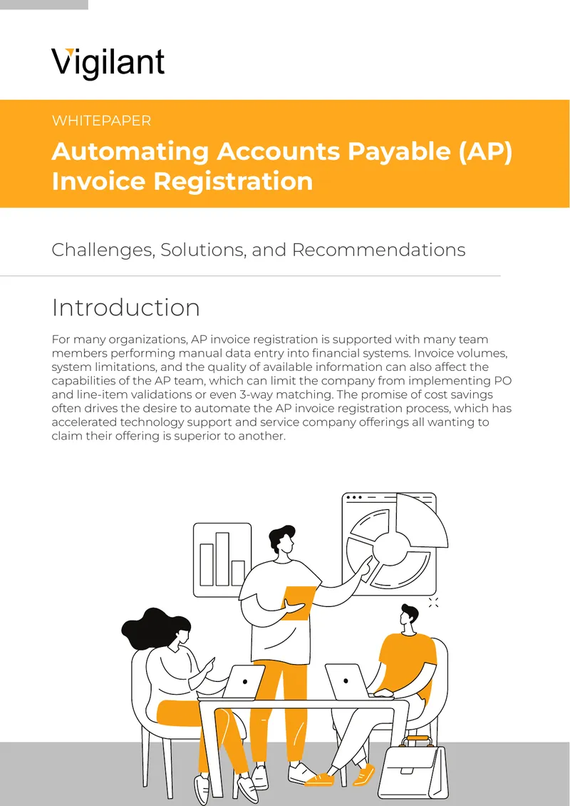Automating Accounts Payable Invoice Registration preview page 1