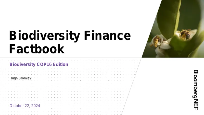 Biodiversity Finance Factbook COP16 Edition preview page 1