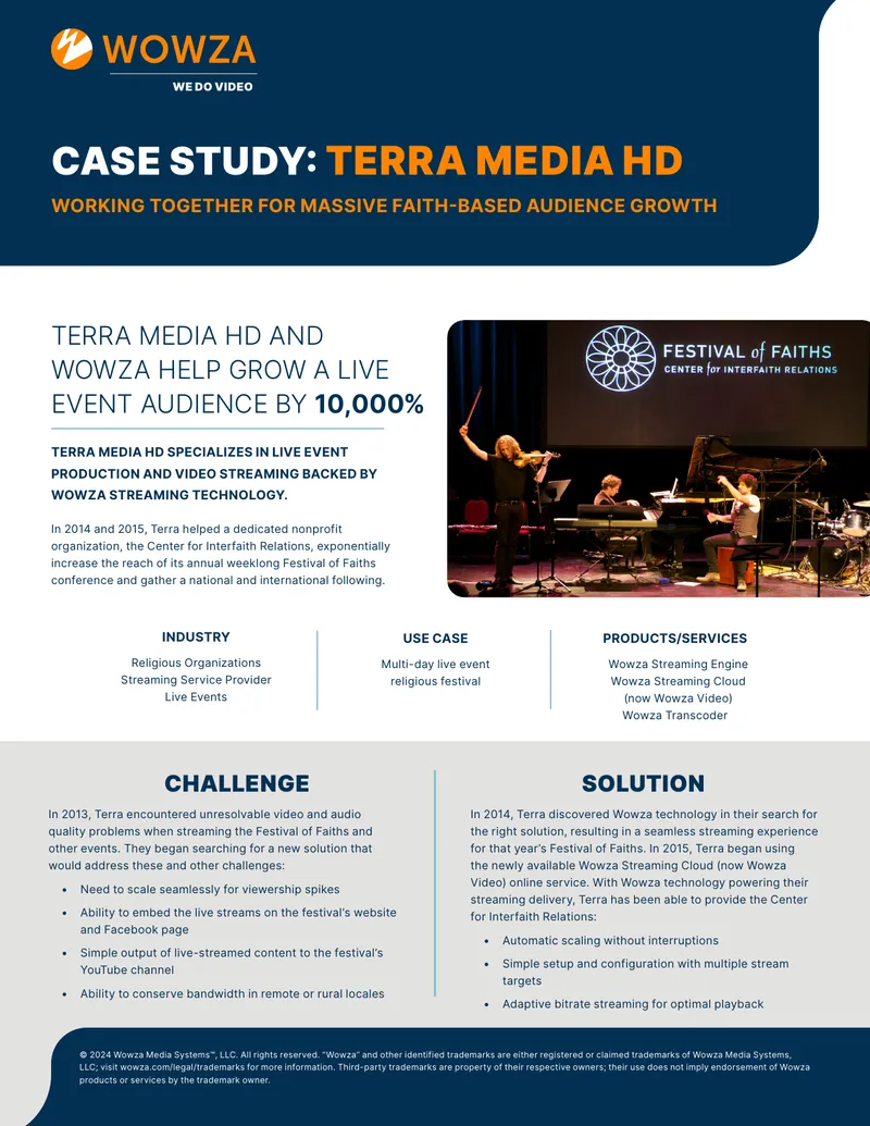 Case Study on Terra Media HD Streaming Solutions preview page 1