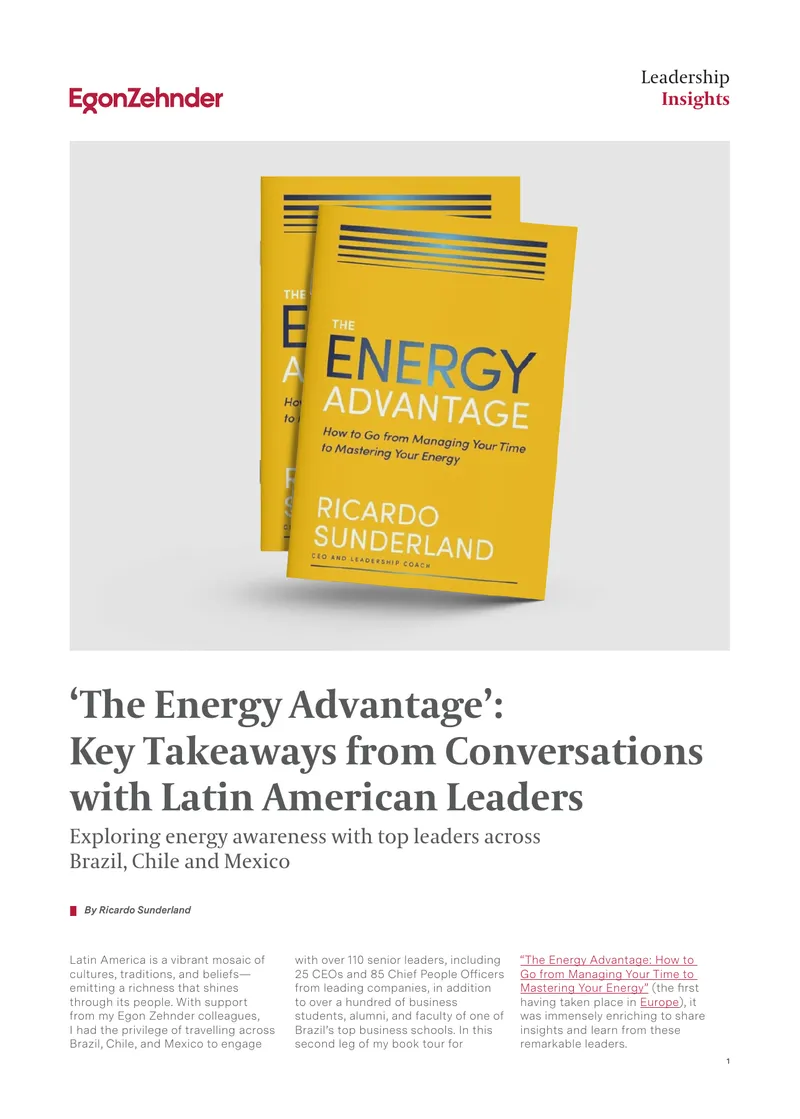Key Takeaways from Latin American Leadership Conversations preview page 1