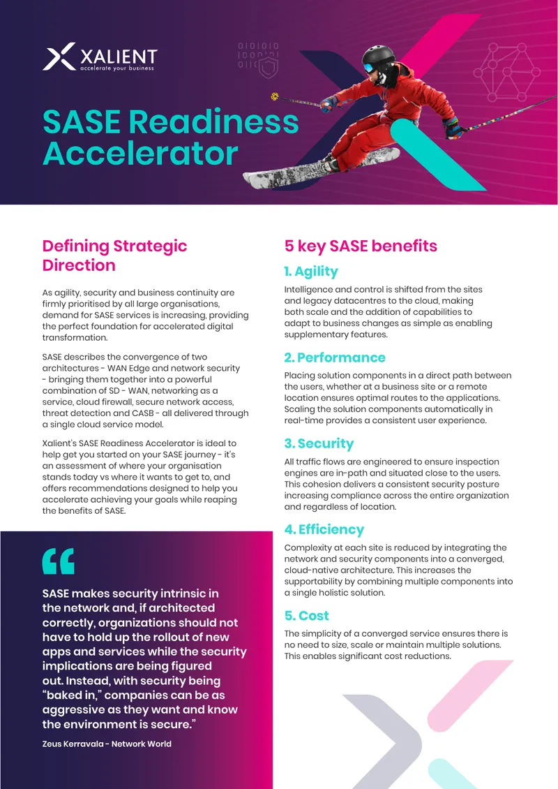 SASE Readiness Accelerator Assessment Guide preview page 1