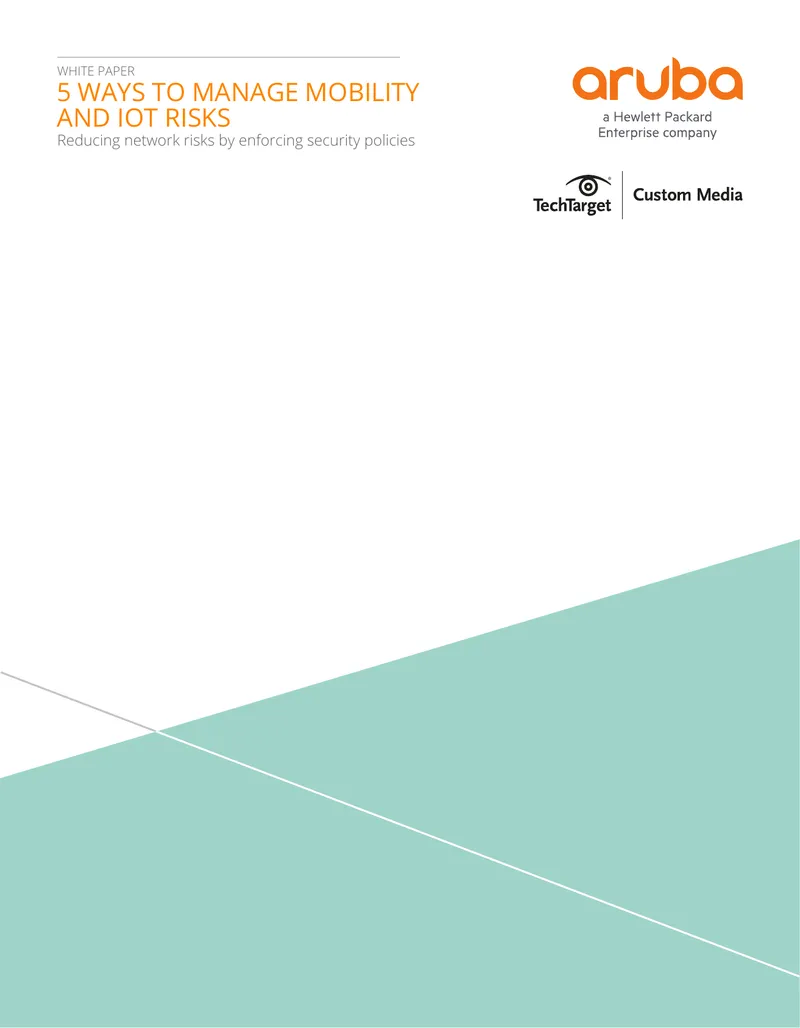 Five Strategies for Managing Mobility and IoT Risks preview page 1