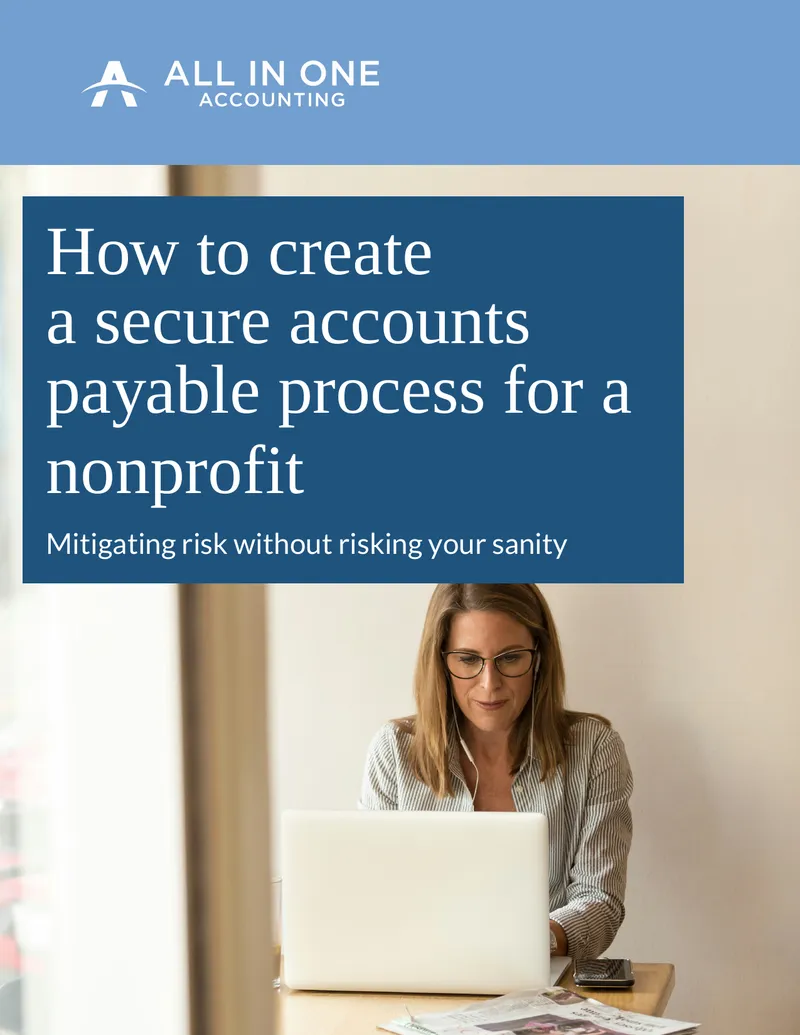 Creating a Secure Accounts Payable Process for Nonprofits preview page 1
