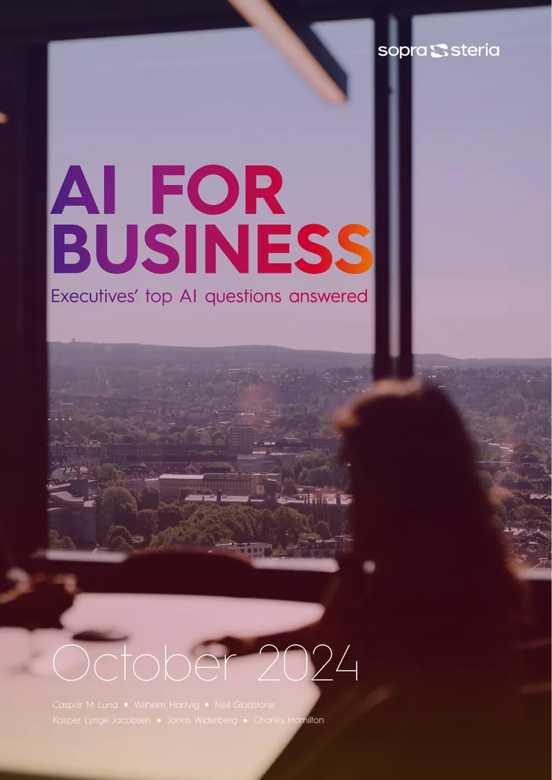Key Considerations for Implementing AI in Business preview page 1