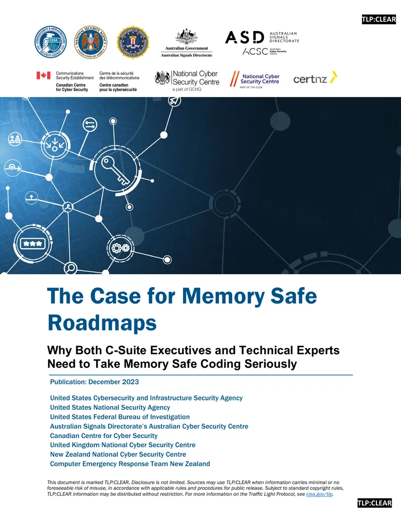 Guidance on Implementing Memory Safe Roadmaps preview page 1