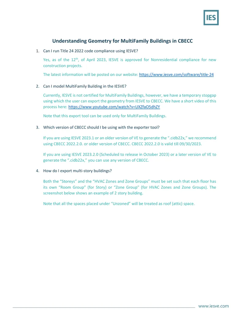 Guidelines for MultiFamily Building Modeling in IESVE preview page 1