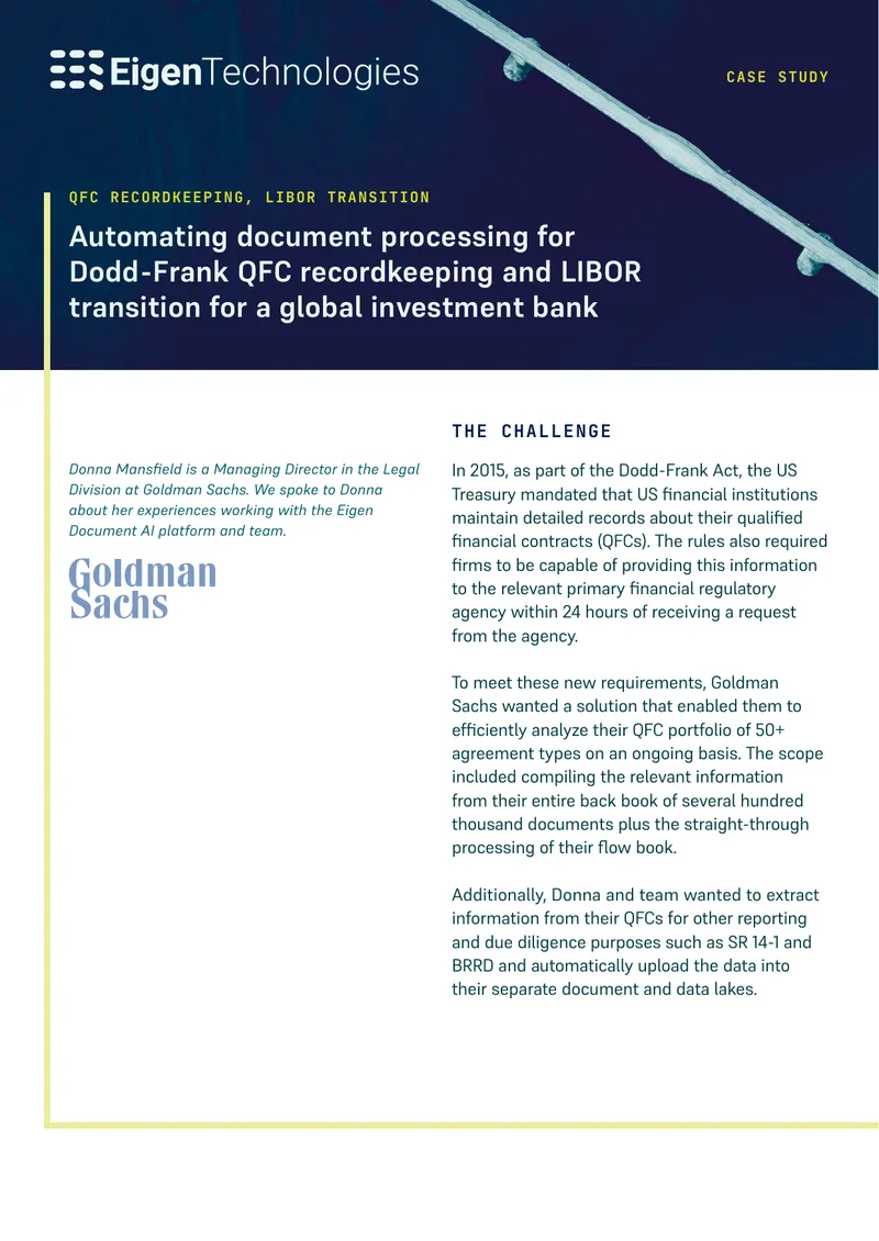 Automating Document Processing for QFC Recordkeeping preview page 1