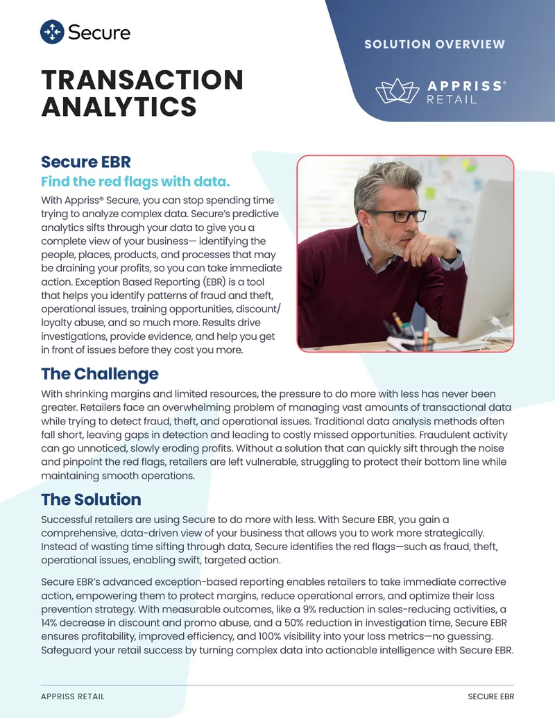 Secure EBR Predictive Analytics Solution Overview preview page 1
