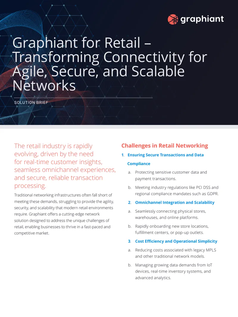 Graphiant Network Solutions for Retail Industry preview page 1