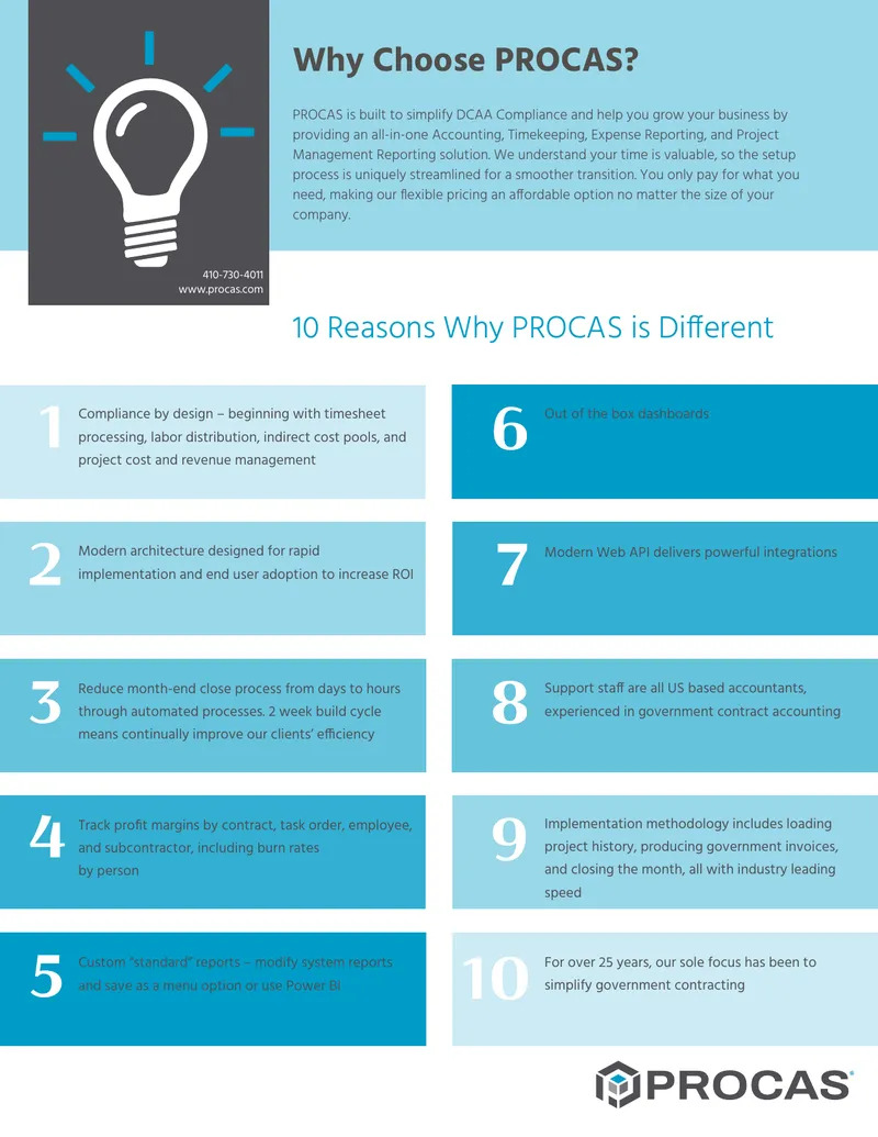Accounting and Project Management Solution for DCAA Compliance preview page 1