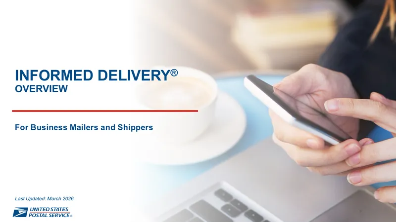 Informed Delivery Feature Overview for Businesses preview page 1