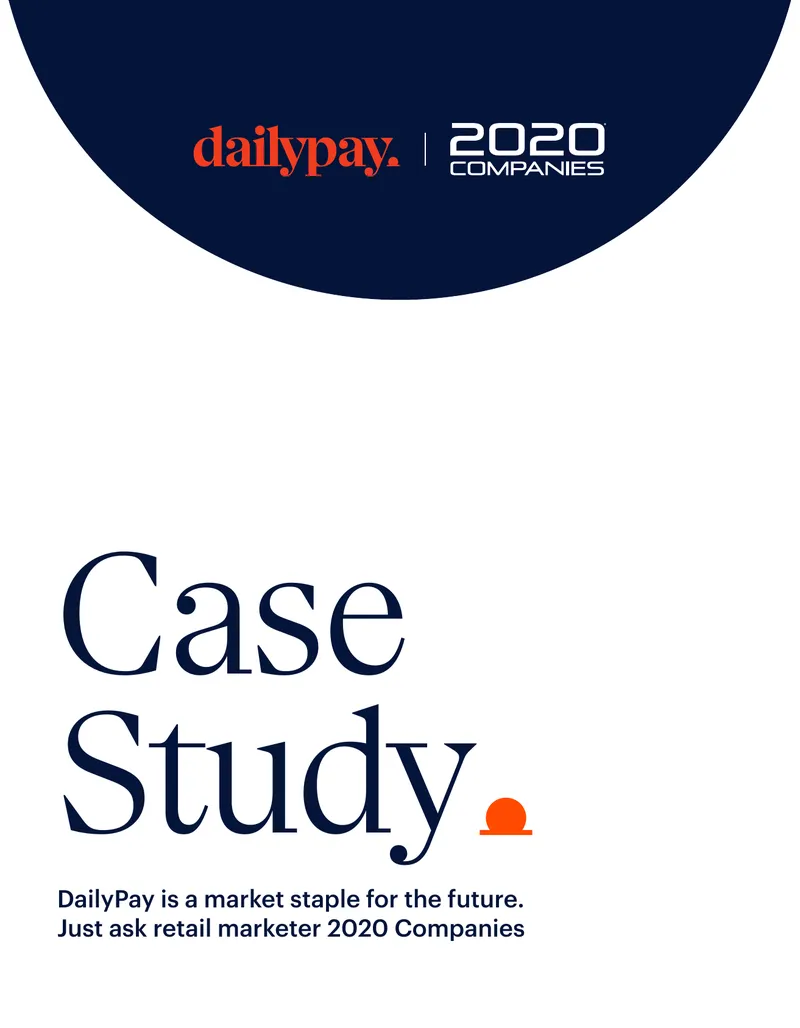 DailyPay Partnership Case Study with 2020 Companies preview page 1