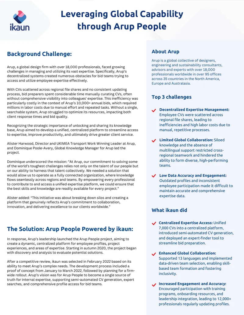 Centralized Expertise Management Platform Implementation preview page 1