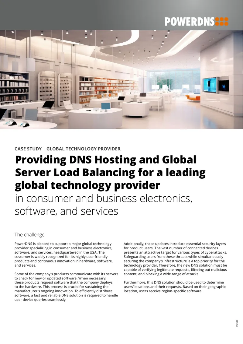 Providing DNS Hosting and Global Server Load Balancing preview page 1