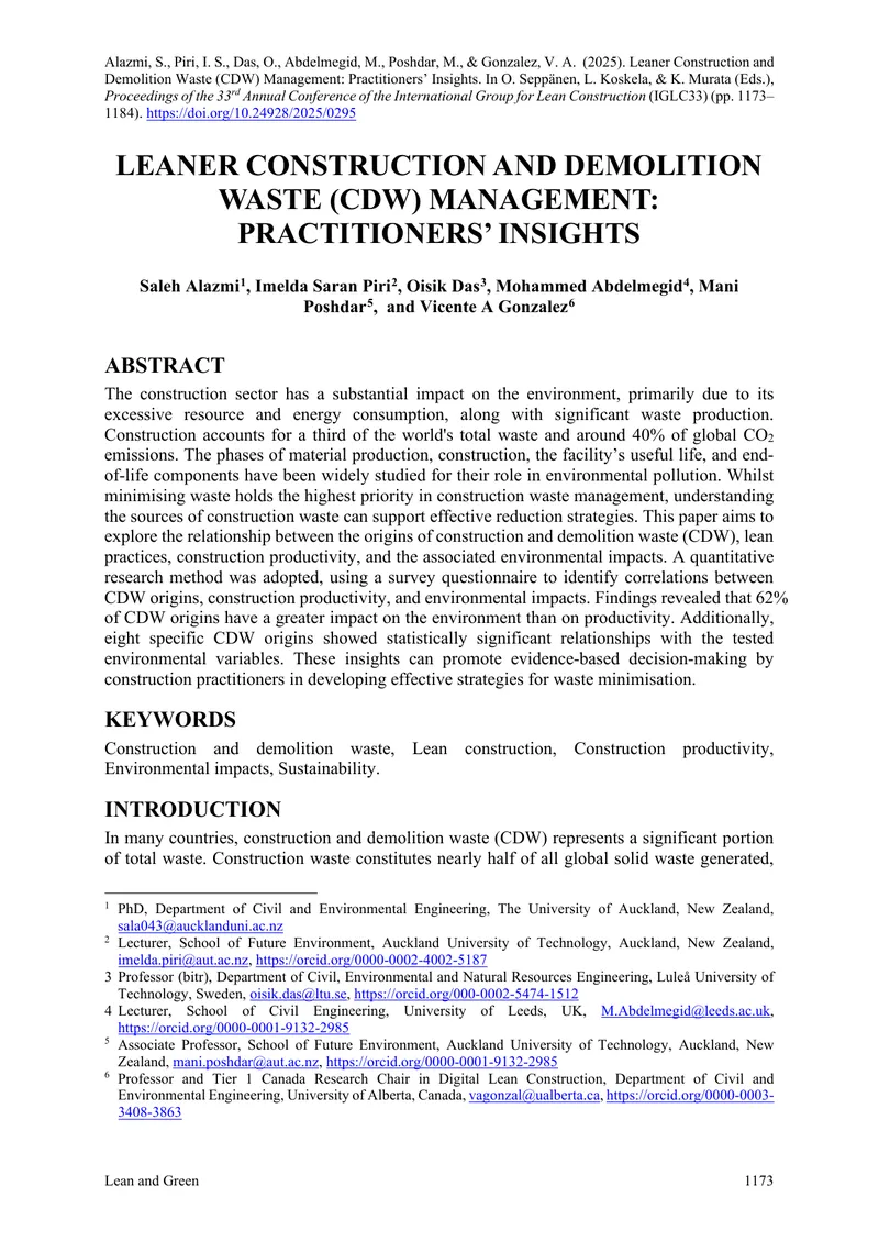 Leaner Construction and Demolition Waste Management Insights preview page 1
